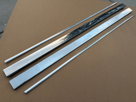 1980-1985 Cadillac Fleetwood Brougham Coupe Upper and Lower Door Trims (4 pcs)
