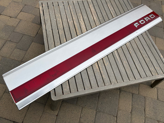 87-96 Ford F-Series OE Tailgate Trim Finish Panel Aluminum