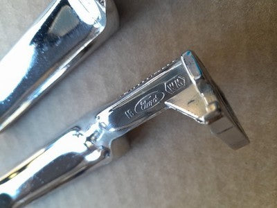 80-86 Ford F-Series Bronco BULLNOSE OE Door Release Pulls Handles (PAIR)