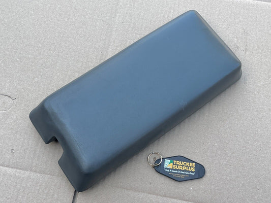 1984-1996 Jeep Cherokee XJ Console Pad Cover Lid with Latch and Hinge (GRAY)