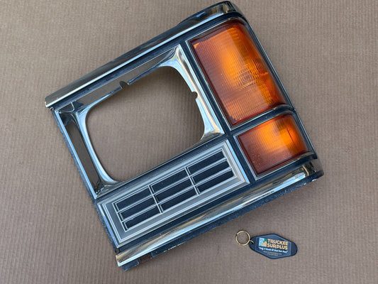 1986-1993 Dodge Ram Van B150 B250 B350 Driver Left Headlight Bezel OE