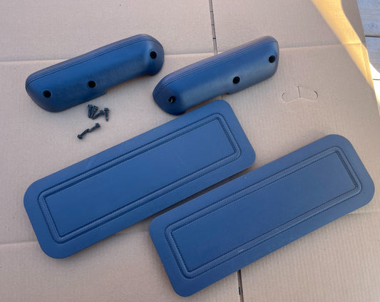 80-91 Ford Econoline Van E150 E250 OE Door Panel Inserts Armrests Accessory Kit