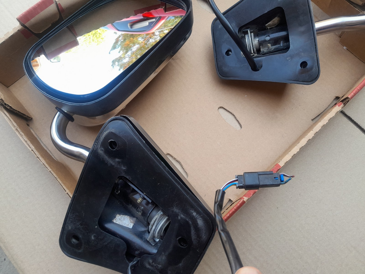 90-95 Chevrolet GMC G-Series VAN OE "DA" Power Sideview Mirrors PAIR (A GRADE)