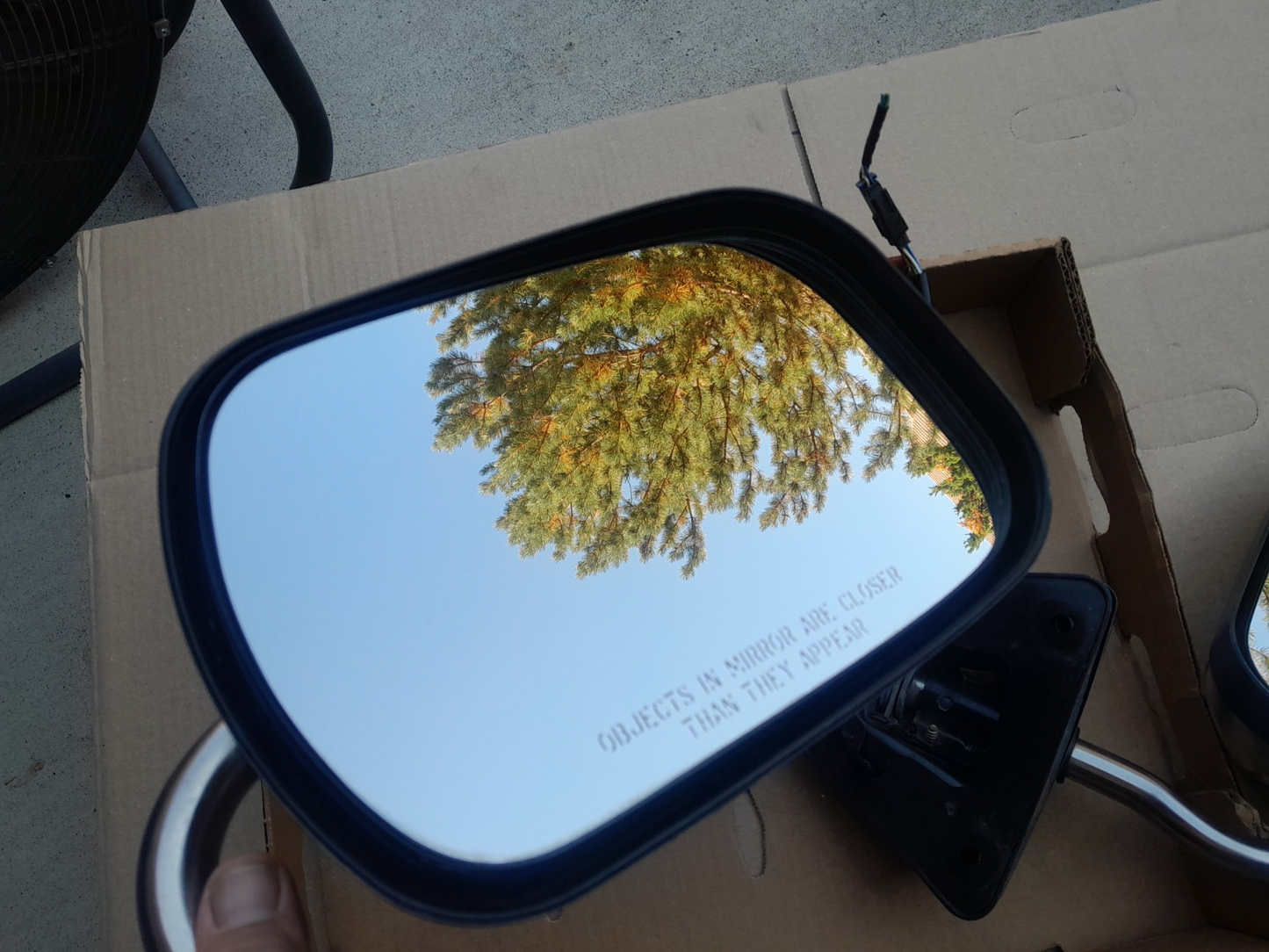 90-95 Chevrolet GMC G-Series VAN OE "DA" Power Sideview Mirrors PAIR (A GRADE)