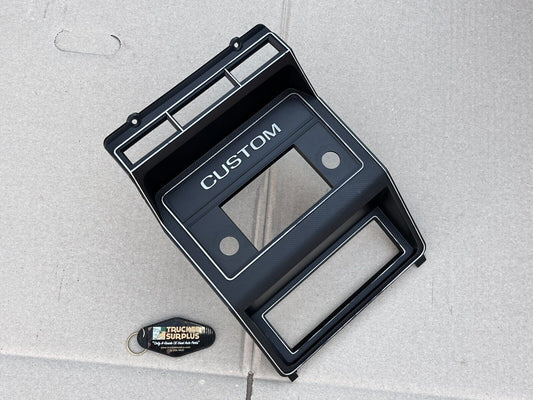 1980-1986 Ford F-Series OE Dash Radio Climate Control Trim Bezel SHAFT RADIO Custom
