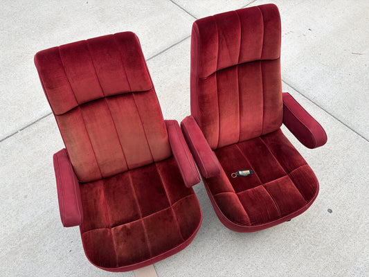 80-86 Ford F150 F250 F350 Extended Cab Captain's Chairs Buckets