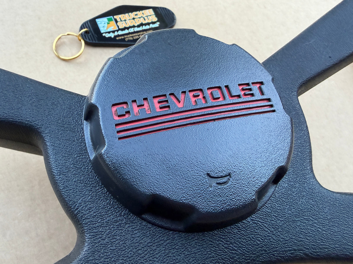 1988-1994 Chevrolet GMC Truck Suburban Blazer Steering Wheel LEATHER (ULTRA RARE) 17999237