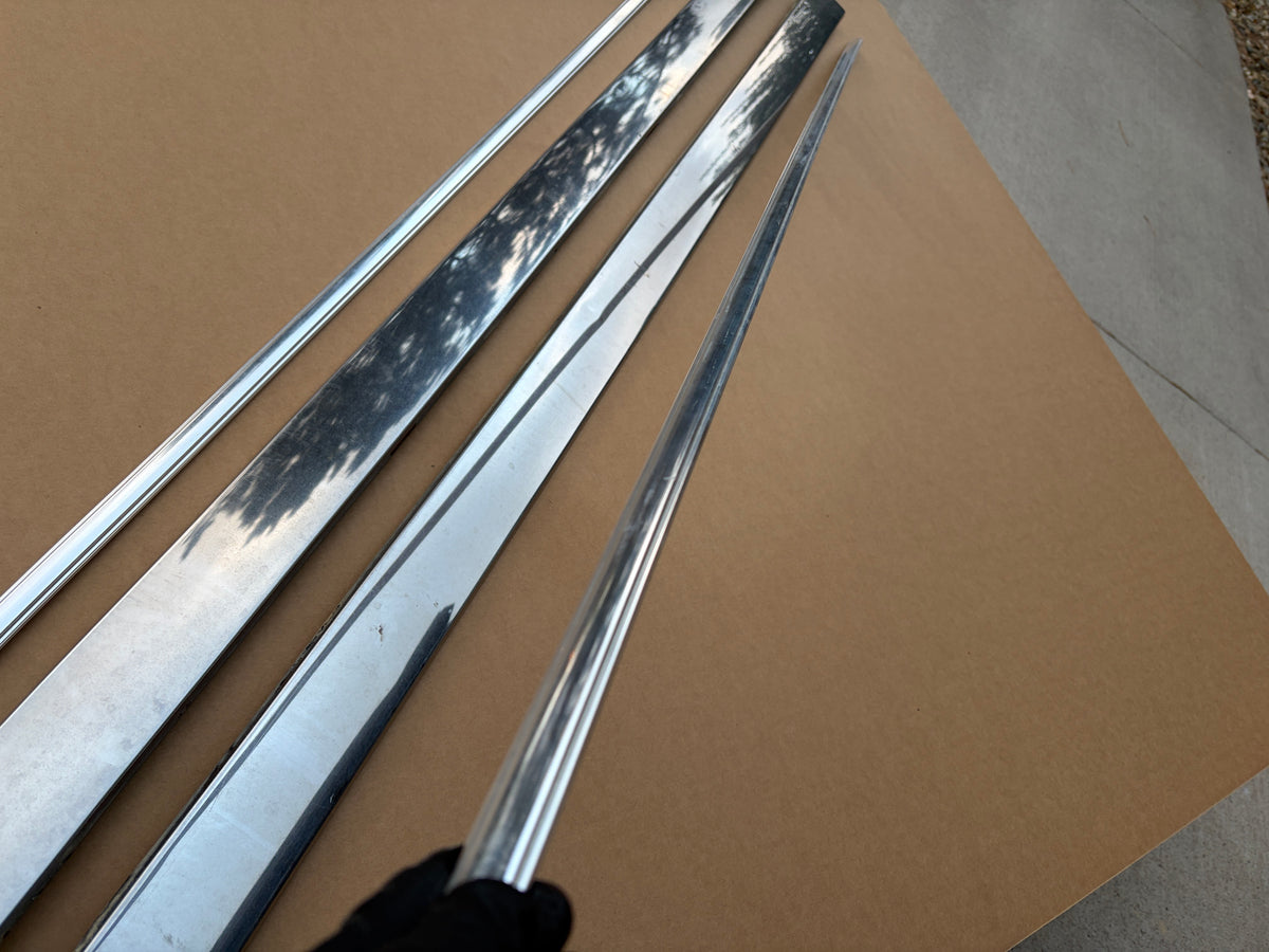 1980-1985 Cadillac Fleetwood Brougham Coupe Upper and Lower Door Trims (4 pcs)
