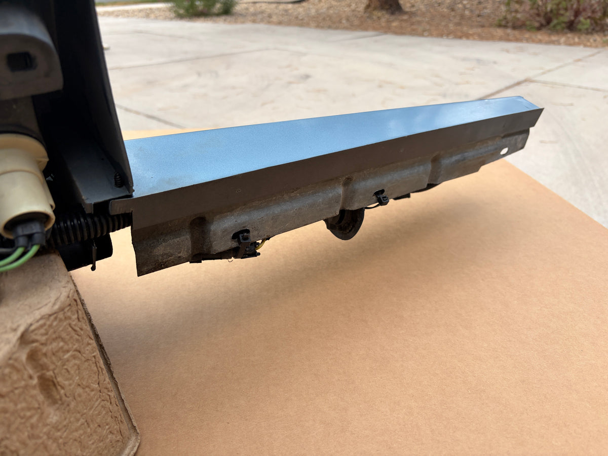 1980-1992 Cadillac Fleetwood Deville Brougham Trunk License Filler, Bracket, Reverse Light Assembly