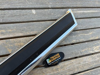 80-81 Full Size Ford Bronco Lower Trim Molding RH (WITH CARRIER!)