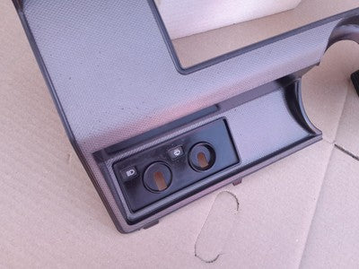 80-86 Ford F150 F250 F350 Bronco Dash Instrument Cluster Bezel Grey Carbon OE