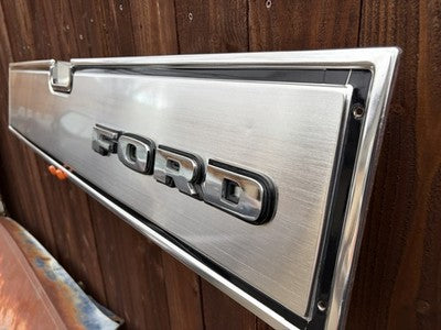83-92 Ford Ranger Tailgate Trim Finish Panel Aluminum (EARLY STYLE)