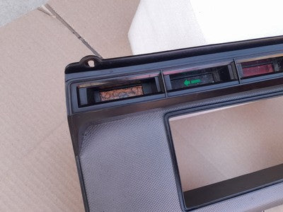 80-86 Ford F150 F250 F350 Bronco Dash Instrument Cluster Bezel Grey Carbon OE