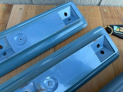 86-93 Dodge Ram Van B150 B250 B350 Armrests Door Pulls (BLUE)