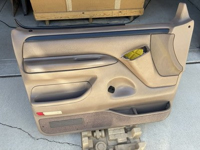 92-96 Ford OBS F-Series OE Door Panels OE Mocha (EXCELLENT)