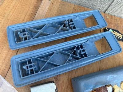 86-93 Dodge Ram Van B150 B250 B350 Armrests Door Pulls (BLUE)