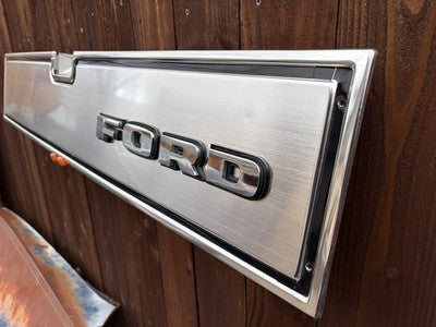 83-92 Ford Ranger Tailgate Trim Finish Panel Aluminum (EARLY STYLE)