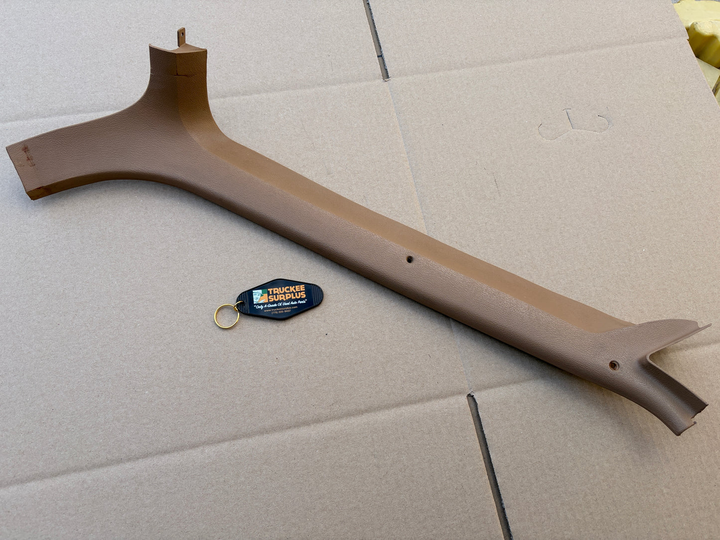 80-86 Ford F150 F250 F350 Bronco XLT A Pillar Moldings Tan (PAIR)
