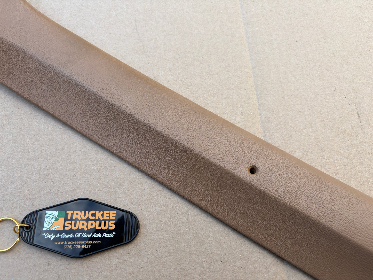 80-86 Ford F150 F250 F350 Bronco XLT A Pillar Moldings Tan (PAIR)