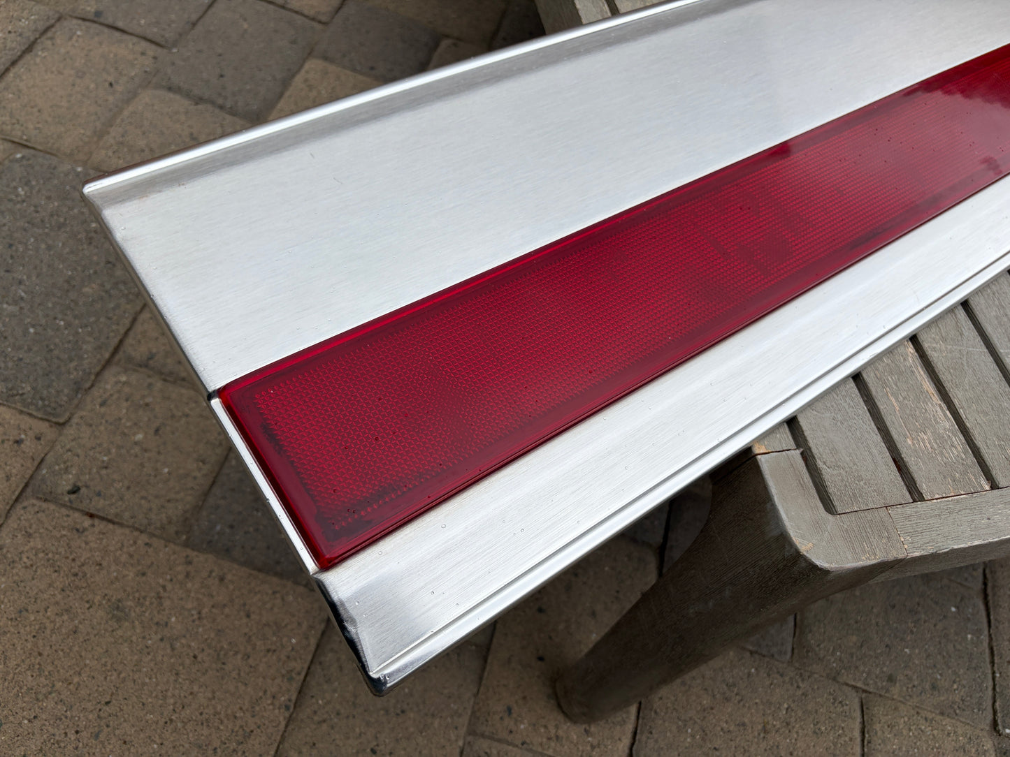 87-96 Ford F-Series OE Tailgate Trim Finish Panel Aluminum