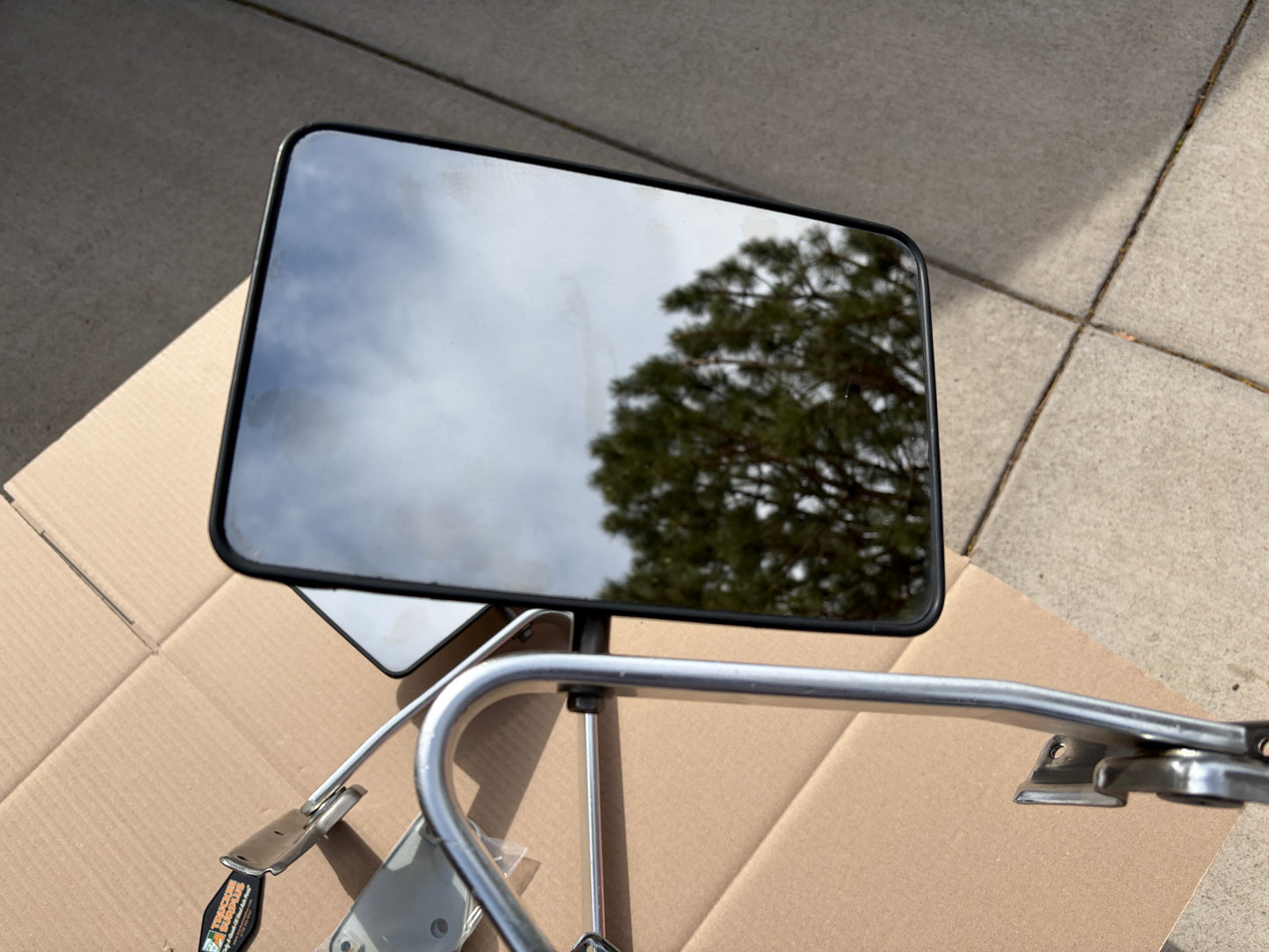 1980-1986 Ford F-SERIES BULLNOSE 6-HOLE SWING LOCK OE Side View Mirrors