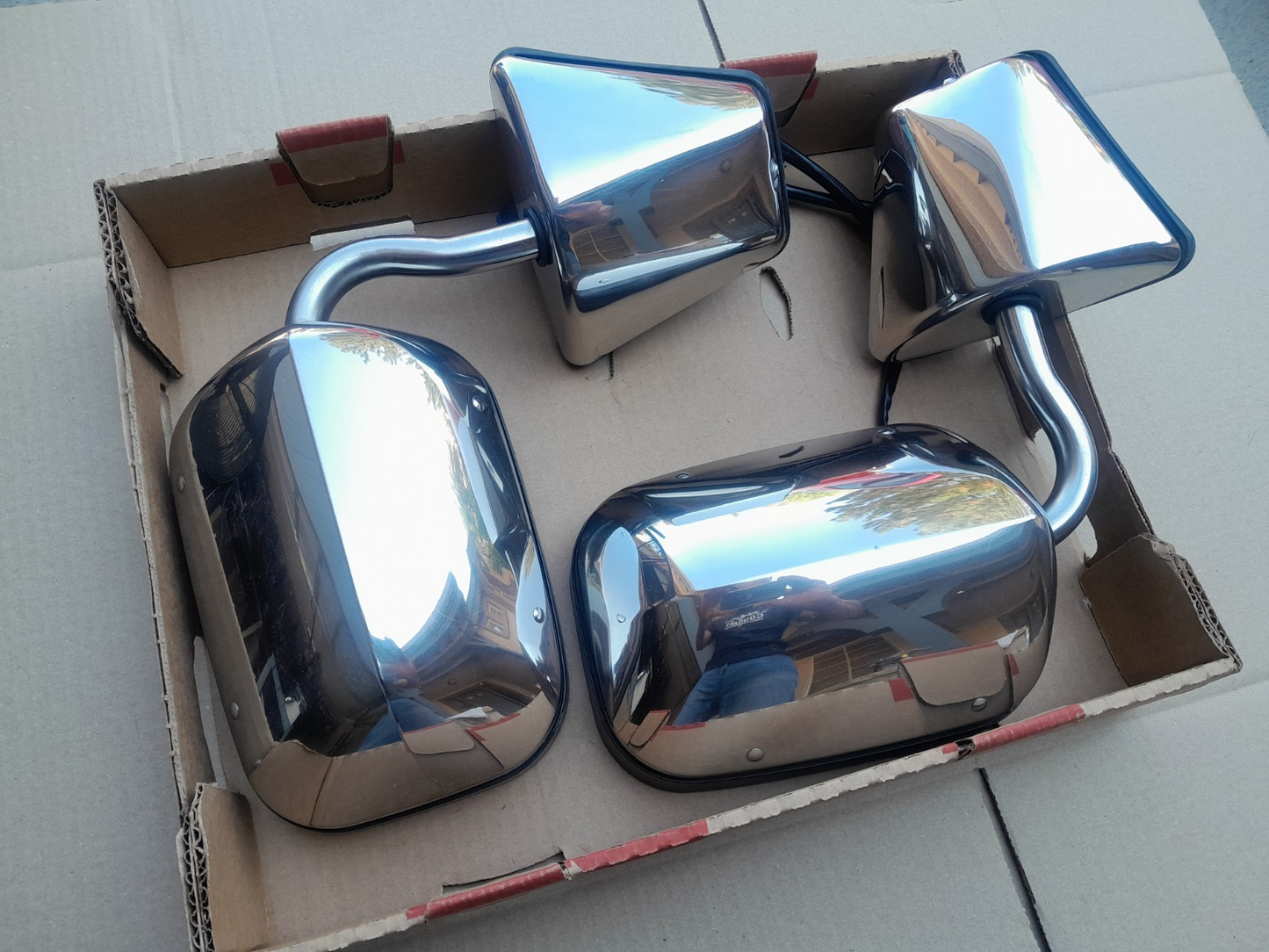 90-95 Chevrolet GMC G-Series VAN OE "DA" Power Sideview Mirrors PAIR (A GRADE)