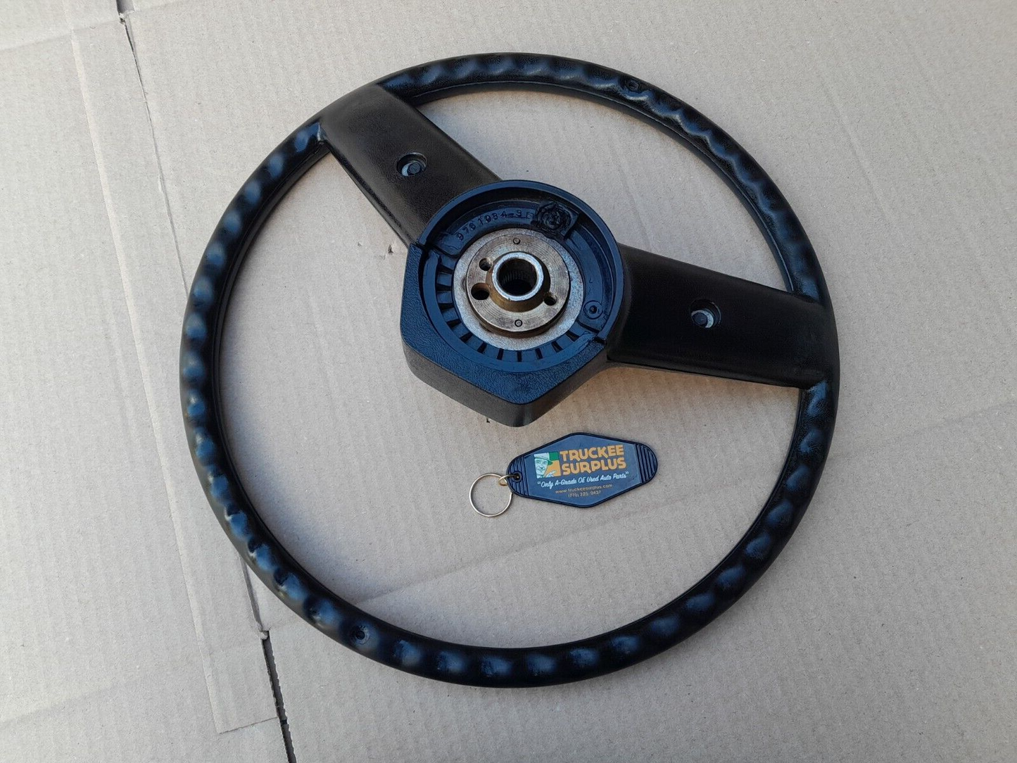 1984-1991 Chevrolet Van G10 G20 G30 Steering Wheel Black OE