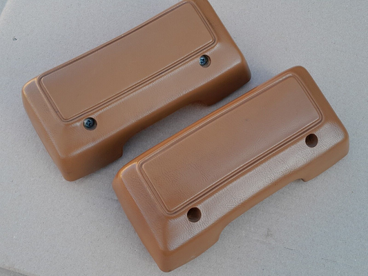 1971-1995 Chevrolet G20 Van GMC Vandura Driver Passenger Vinyl Armrests (BROWN)