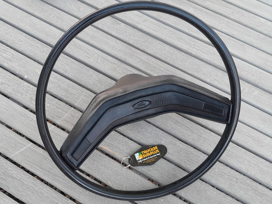 80-86 Ford F150 F250 F350 Bronco OE Steering Wheel (THIN RIM)