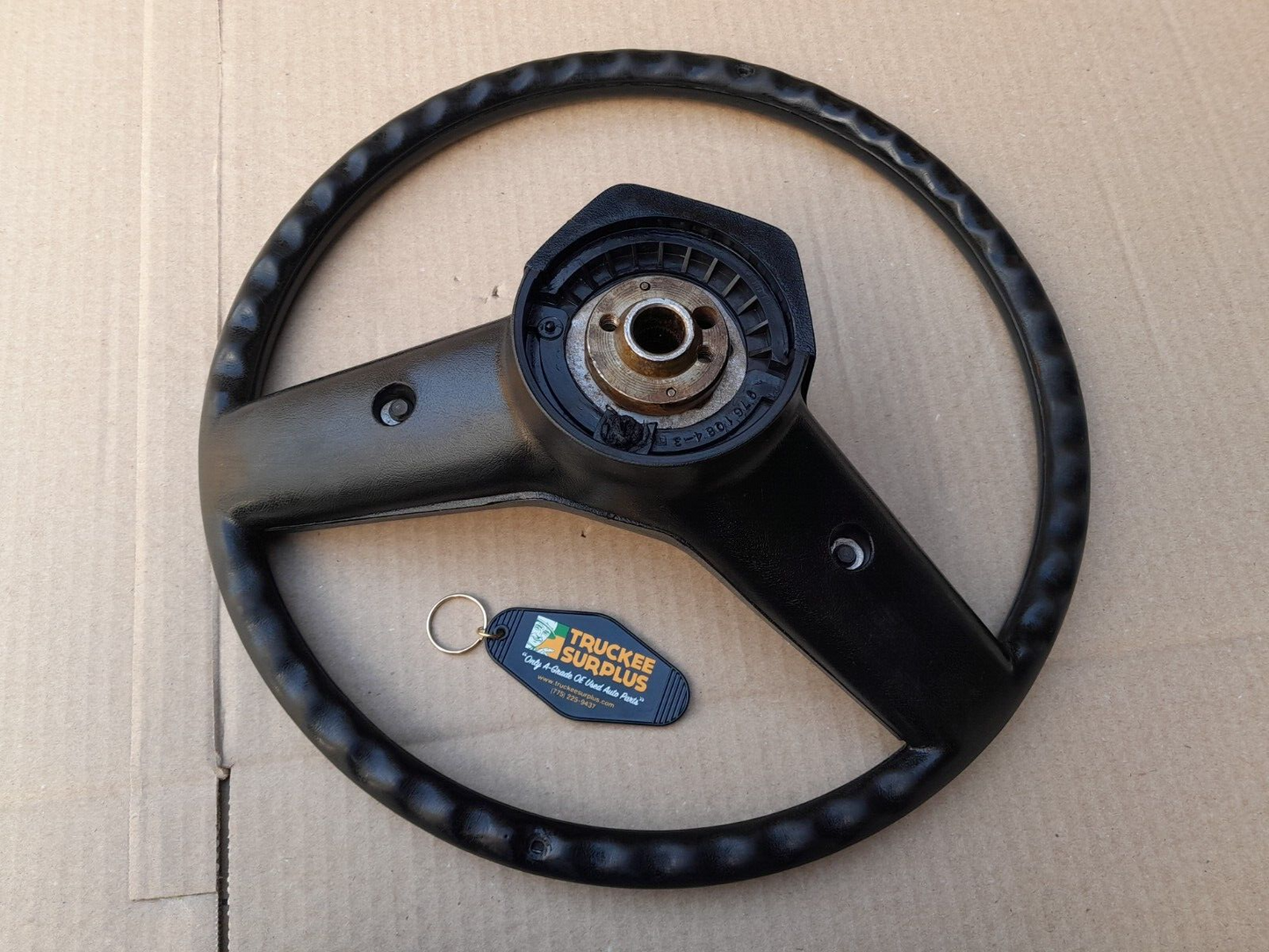 1984-1991 Chevrolet Van G10 G20 G30 Steering Wheel Black OE