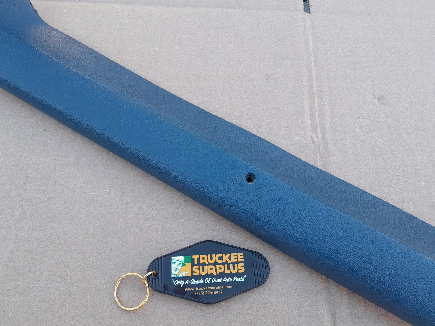 1980-1986 Ford F150 F250 Bronco Interior A Pillar Molding Trim Blue Driver OE