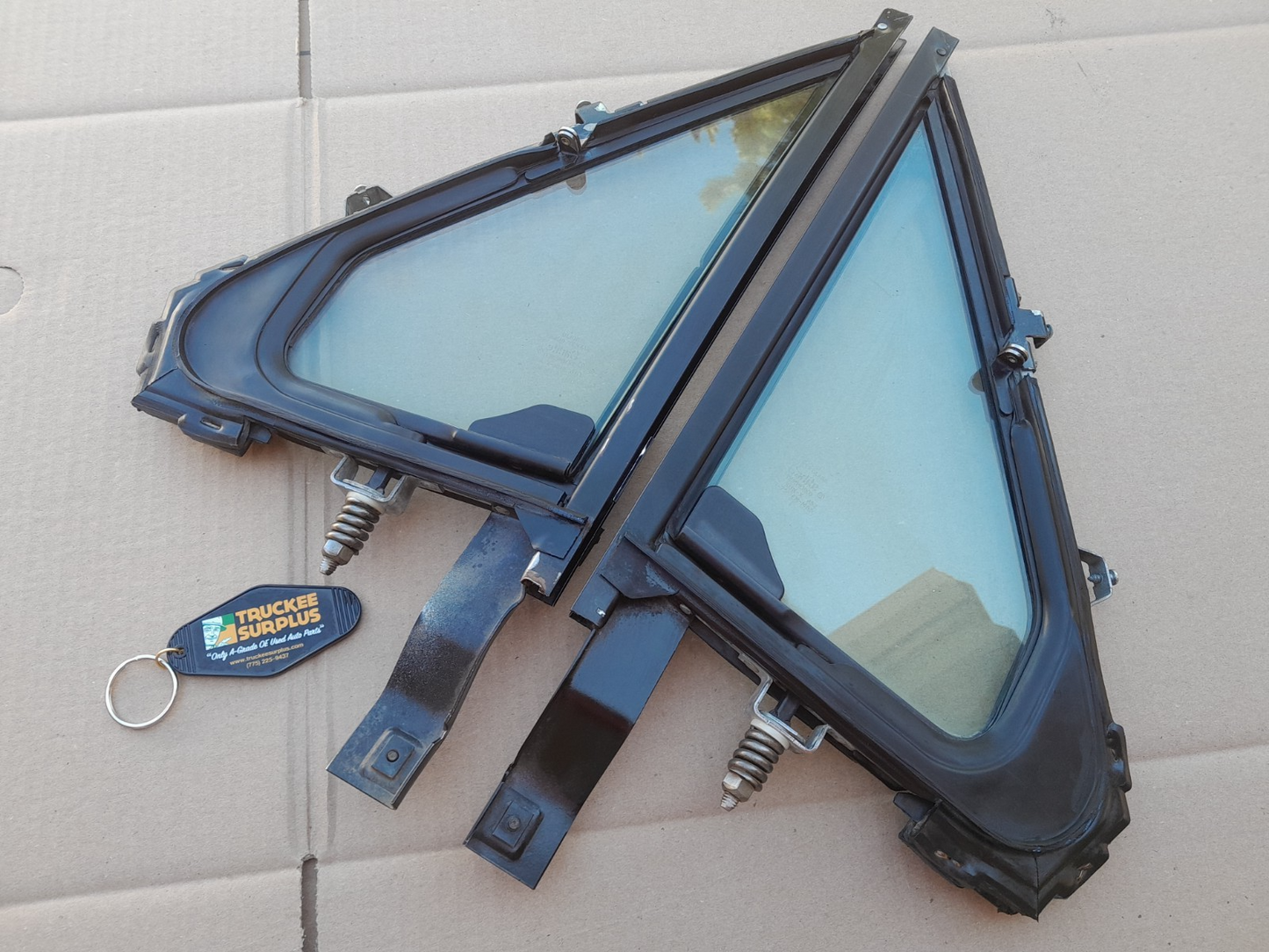 83-88 Ford Ranger Bronco II OE Vent Wing Window Glass (PAIR) Driver Passenger