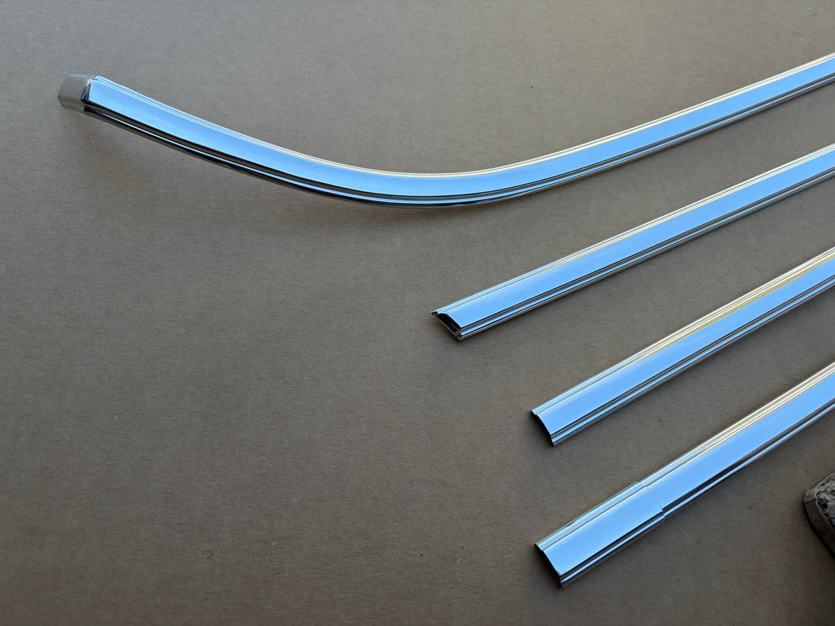 1980-1985 Cadillac Fleetwood Brougham Coupe Vinyl Top Trim (6 of 7 pcs)