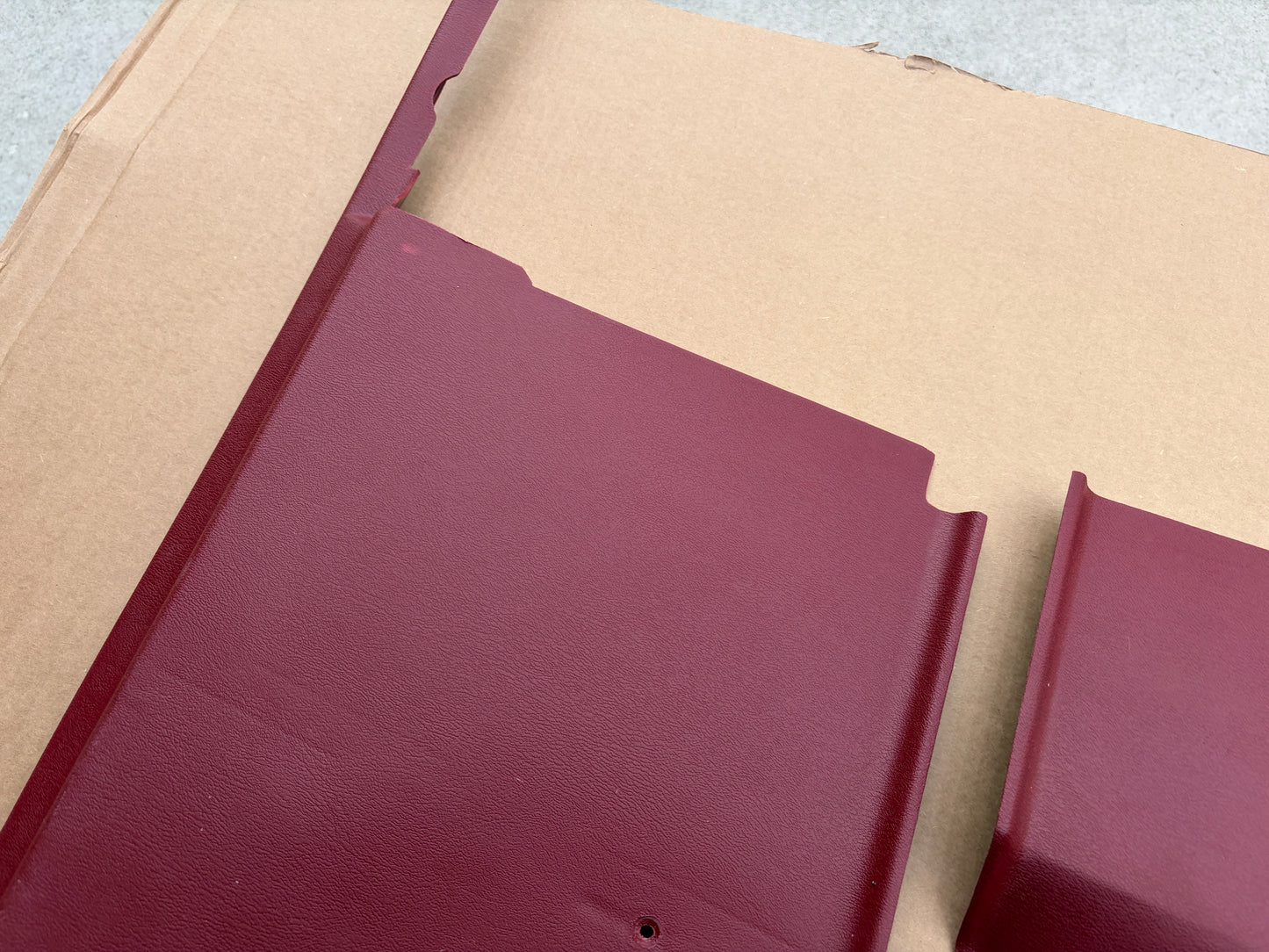 80-86 Ford F150 F250 F350 Bronco XLT Kick Panels Red (PAIR)