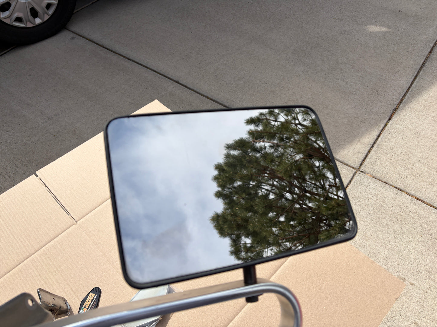 1980-1986 Ford F-SERIES BULLNOSE 6-HOLE SWING LOCK OE Side View Mirrors