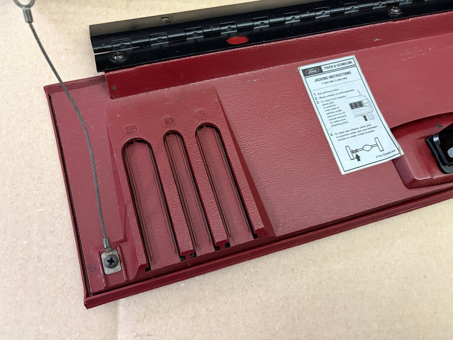 80-86 Ford F150 F250 F350 Bronco Glove Box Kit
