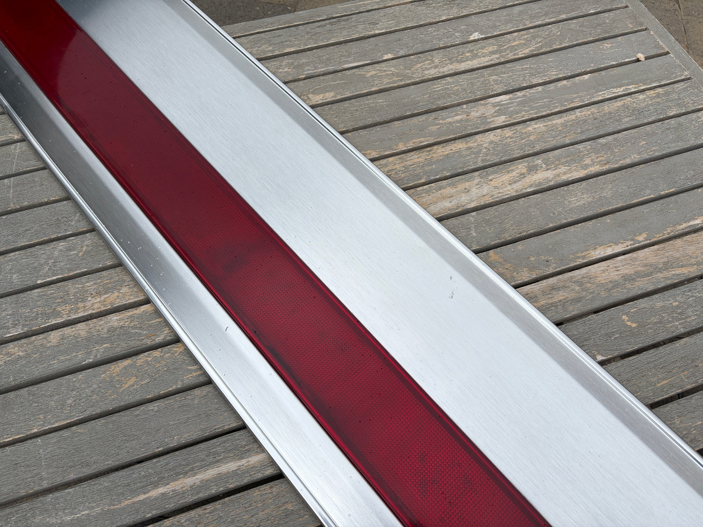 87-96 Ford F-Series OE Tailgate Trim Finish Panel Aluminum
