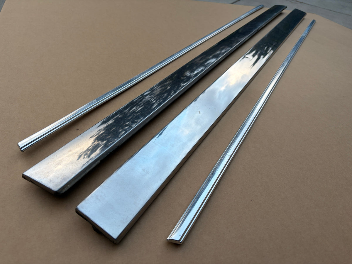 1980-1985 Cadillac Fleetwood Brougham Coupe Upper and Lower Door Trims (4 pcs)