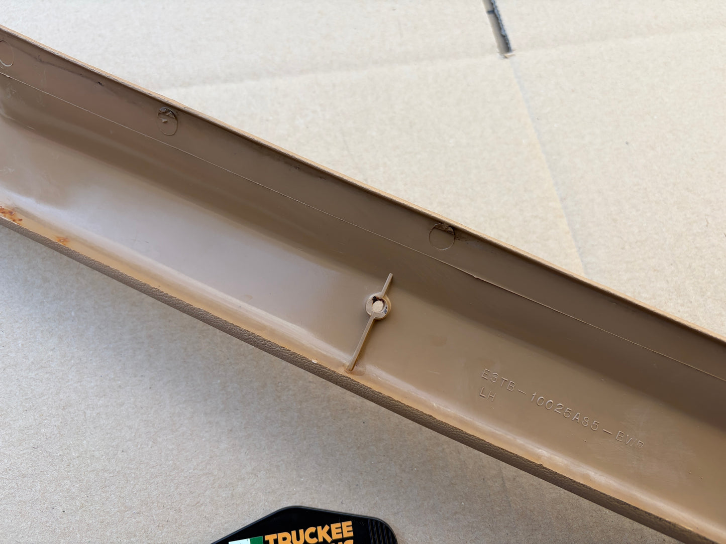 80-86 Ford F150 F250 F350 Bronco XLT A Pillar Moldings Tan (PAIR)