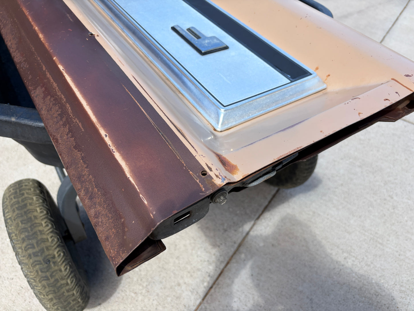 80-86 F-Series BULLNOSE Tailgate with Finish Panel