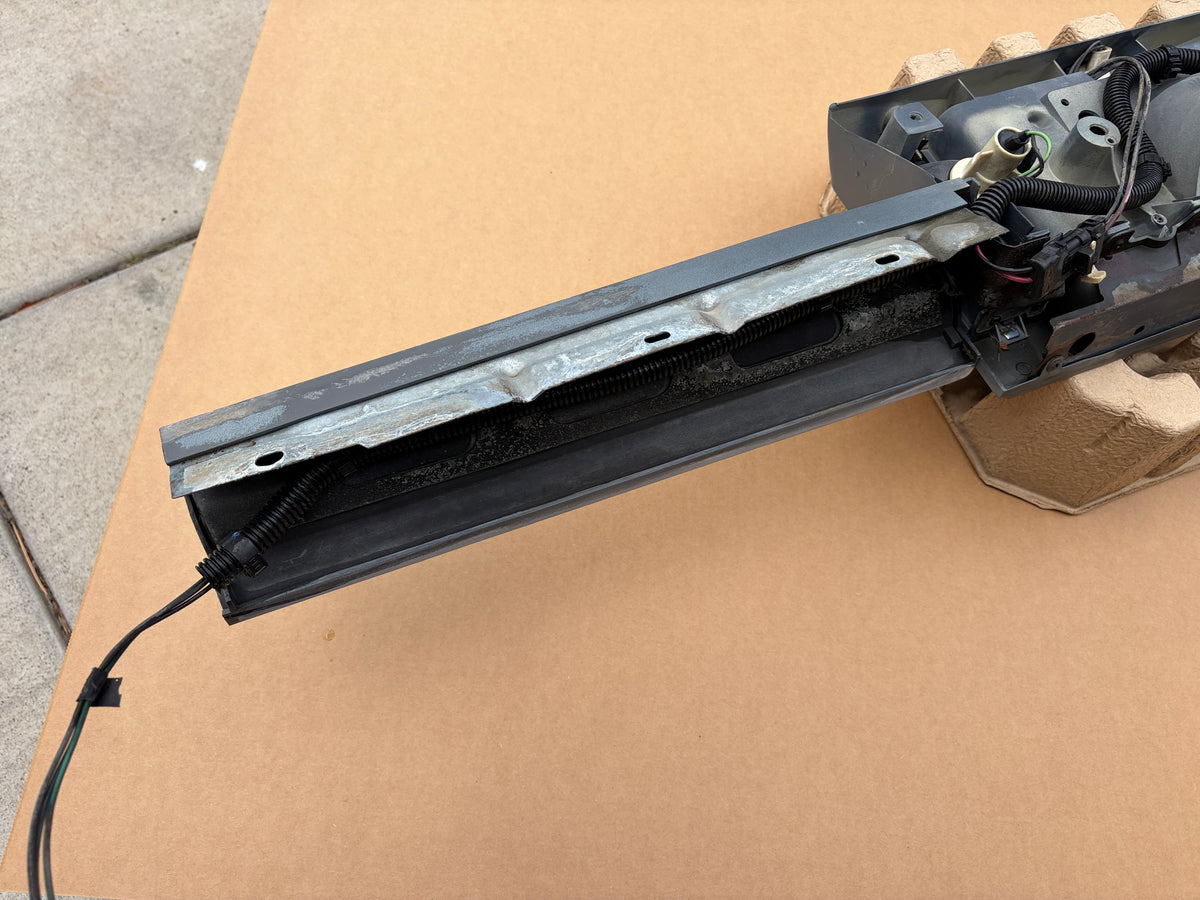 1980-1992 Cadillac Fleetwood Deville Brougham Trunk License Filler, Bracket, Reverse Light Assembly