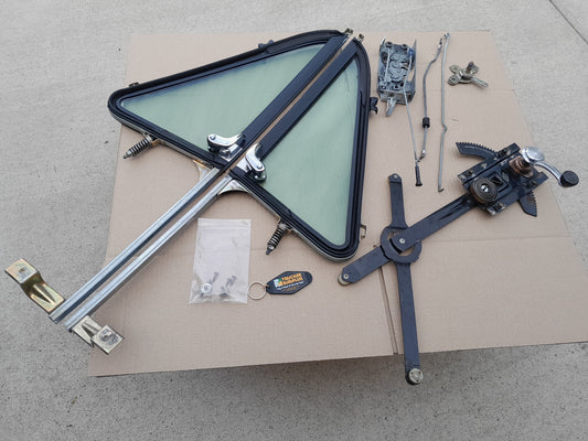 1981-1995 Chevrolet G-SERIES Van Glass Assemblies, Regulator, and Latch Bundle